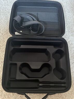 Universal Black EVA Hard Shell Electronics Case with Adjustable Strap